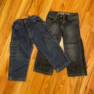 2 pair of boy jeans size 2T